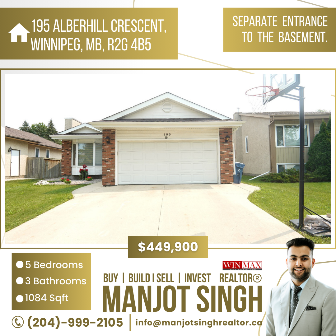 195 Alberhill Crescent , Winnipeg R2G 4B5